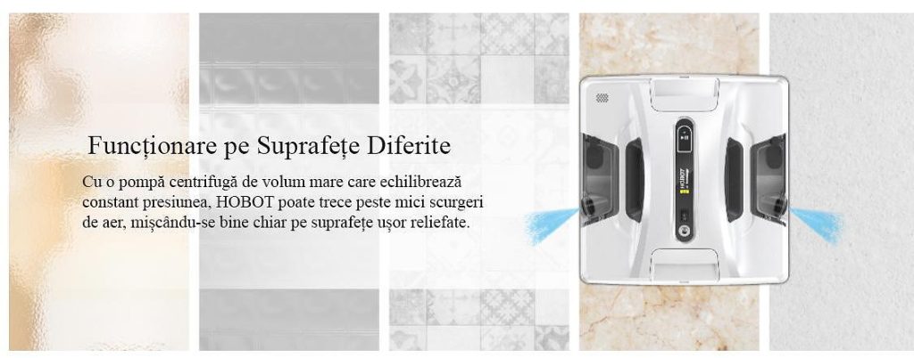 Robot de curățat geamuri HOBOT-2S Ultrasonic Hobot Moldova