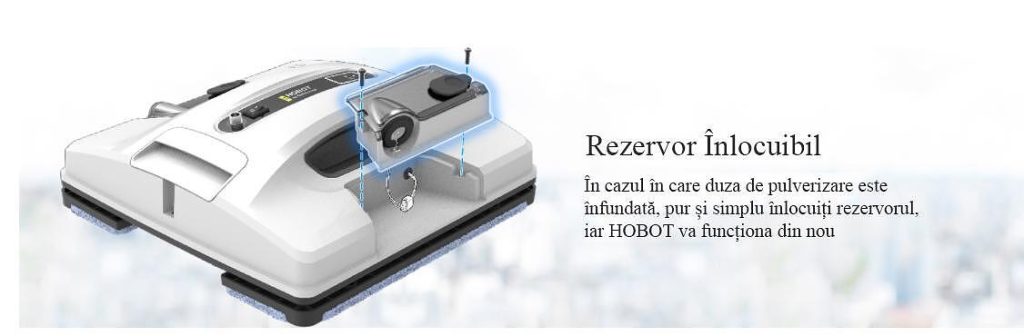 Robot de curățat geamuri HOBOT-2S Ultrasonic Hobot Moldova