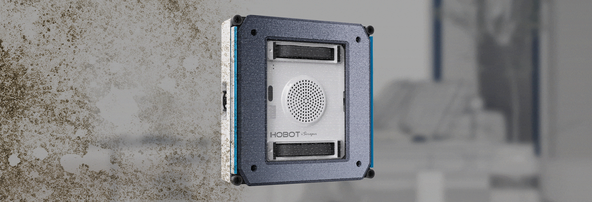 HOBOT-SP10 tehnologie SSS Spray Sweep Scrape